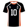 Summer New Hinata Shoyo Shadow Mountain Tobio T-shirt Cosplay Costume Karasuno Club Volleyball Adult Men Kids Top 2021 Anime