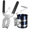 Piston Ring Compressor Car Engine Ratchet Clamp Band Installer Piston Ring Plier 53-175mm Auto Maintenance Clamp Expander Plier