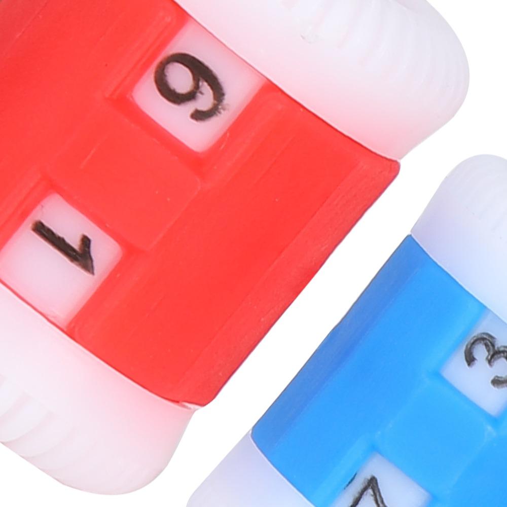 10Pcs 2 Digit Dial Stitch Marker Ring Plastic Crochet Stitch Marker Crochet Projects