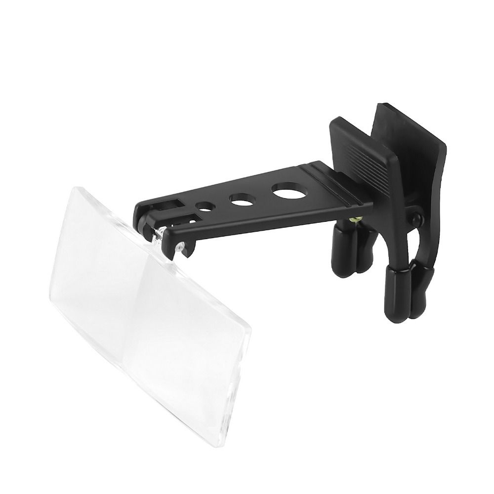 Hands Free Magnifying Glass Folding Clip On Eyeglass New LED Magnifier