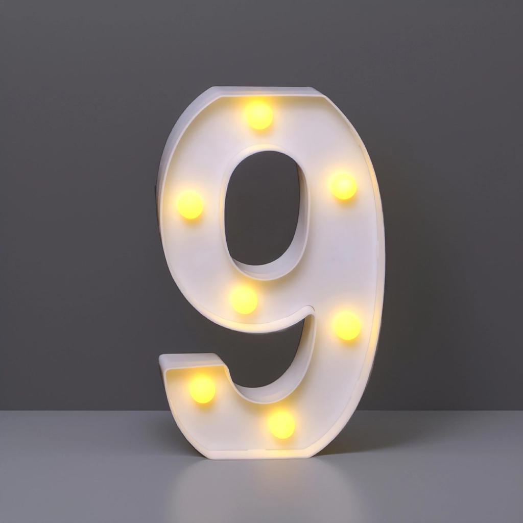 22 см светодиодные буквы и цифры для мероприятий - Идеально для дней рождения и предложений.