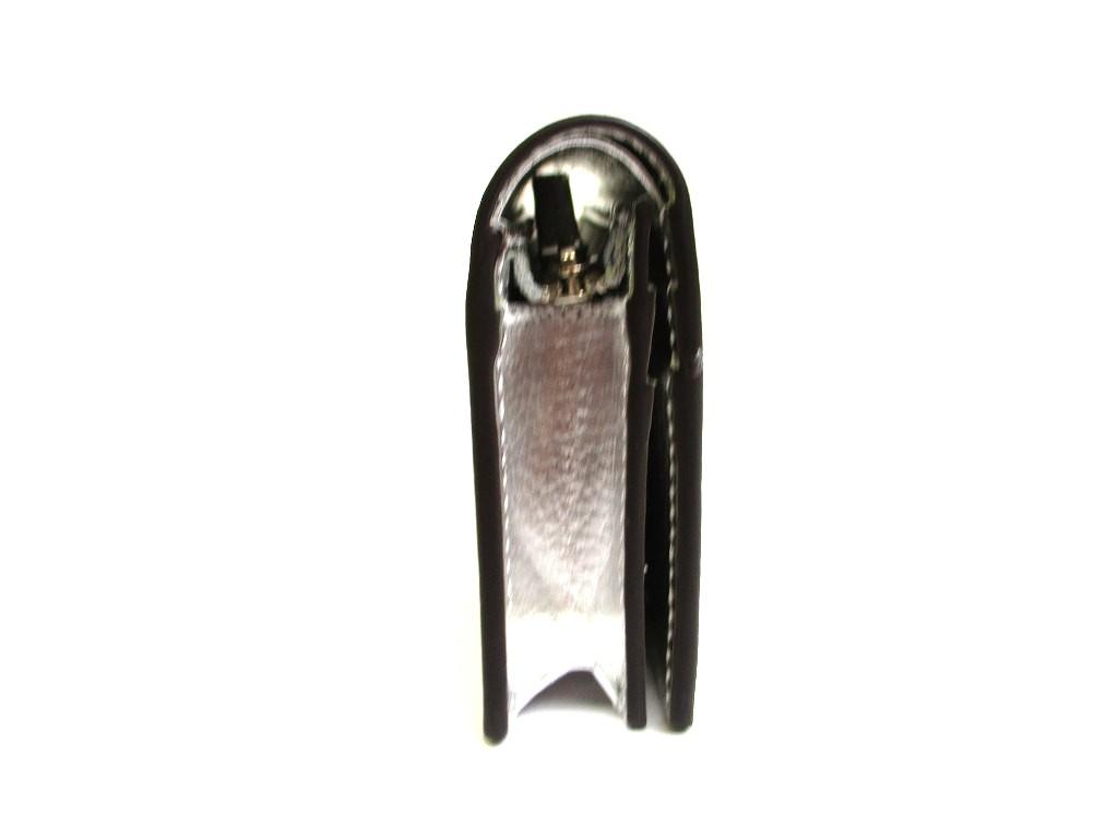 Оригинальный кошелек GUCCI GG Marmont из серебристой кожи, складной, компактный, #b125. Открытая коробка