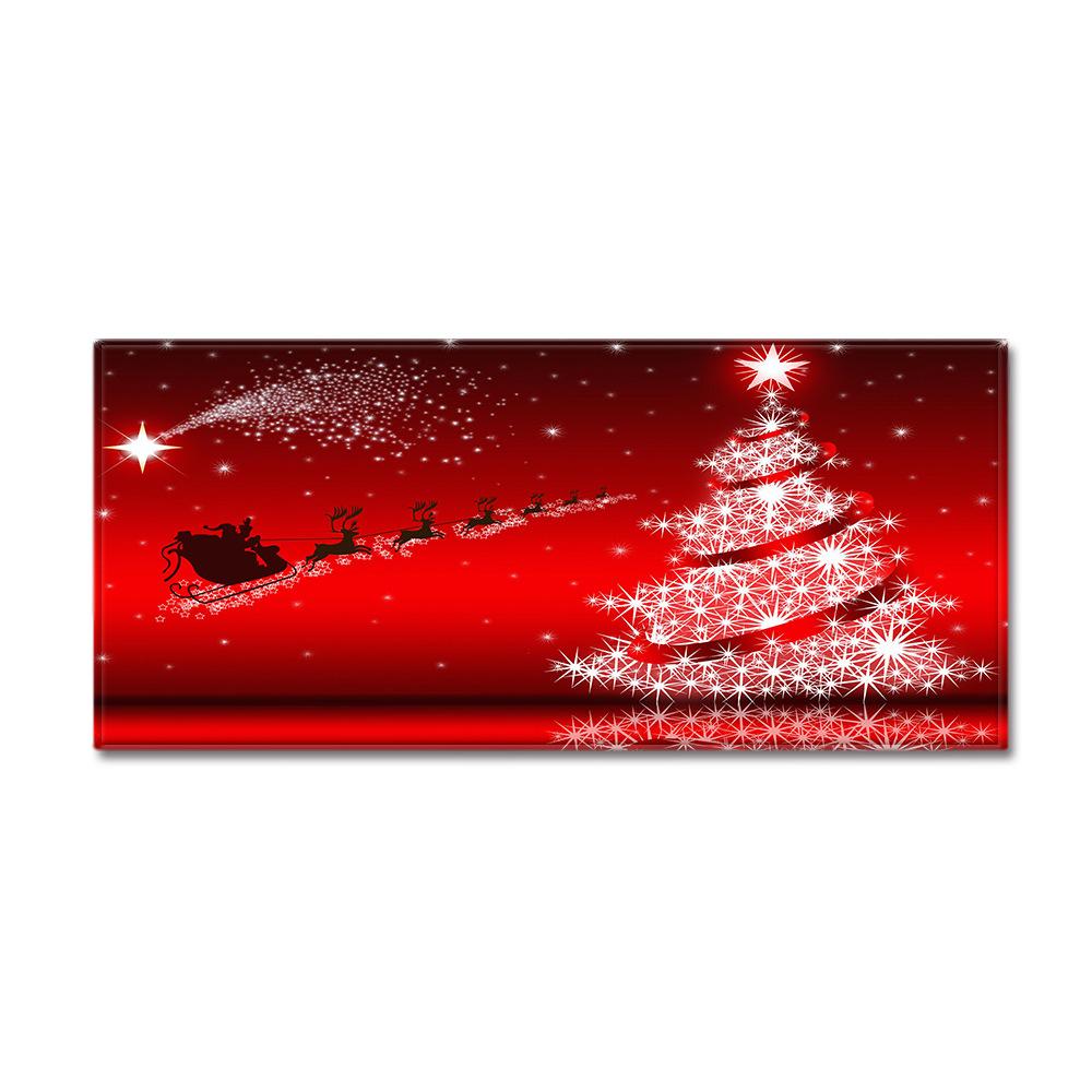 Christmas Kitchen Sand Carpet Doormat Long Floor Mat