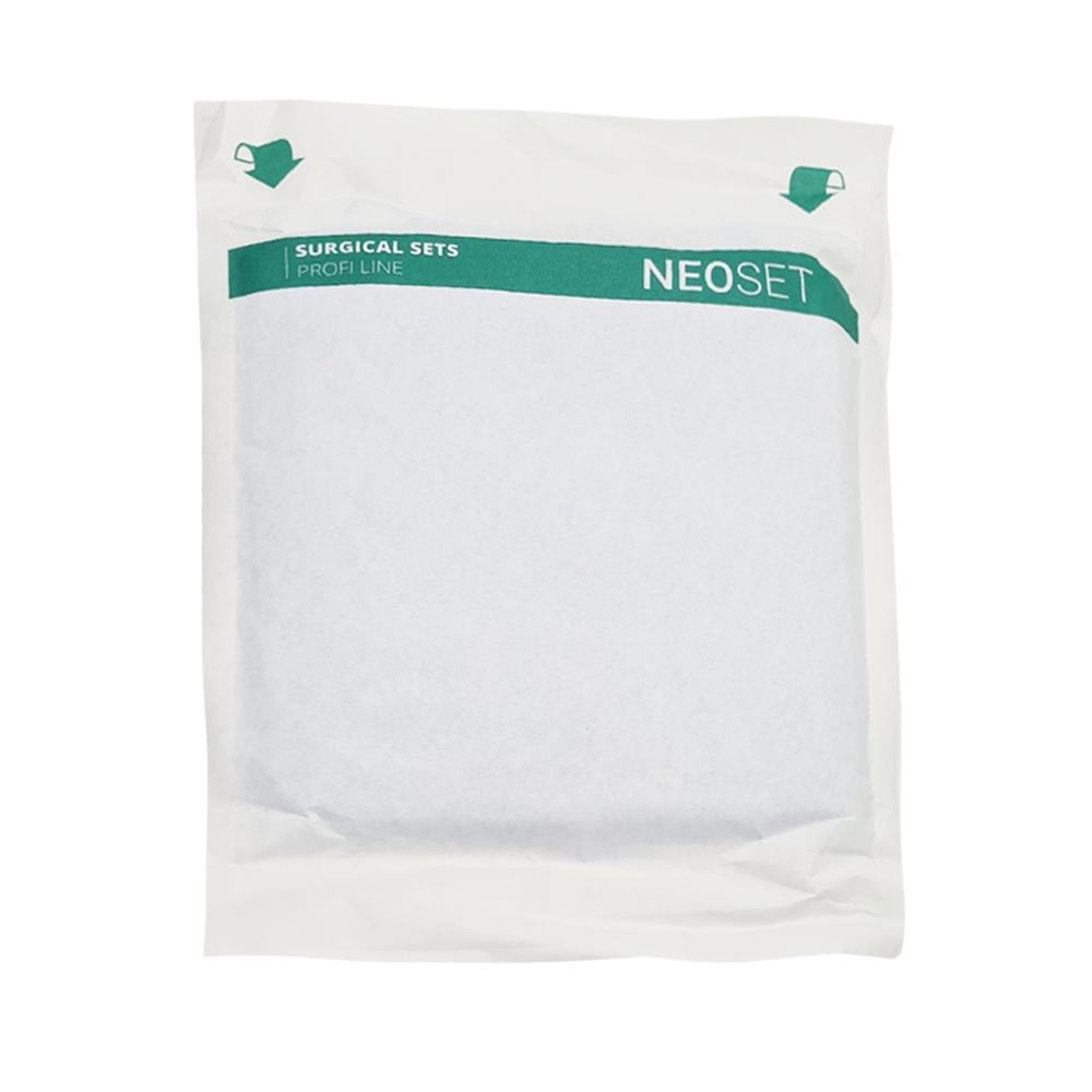 Surgical Drape 100cm x 120cm With Adhesive Hole 8cm Nonwoven Sms Sterile Neoset 1pc