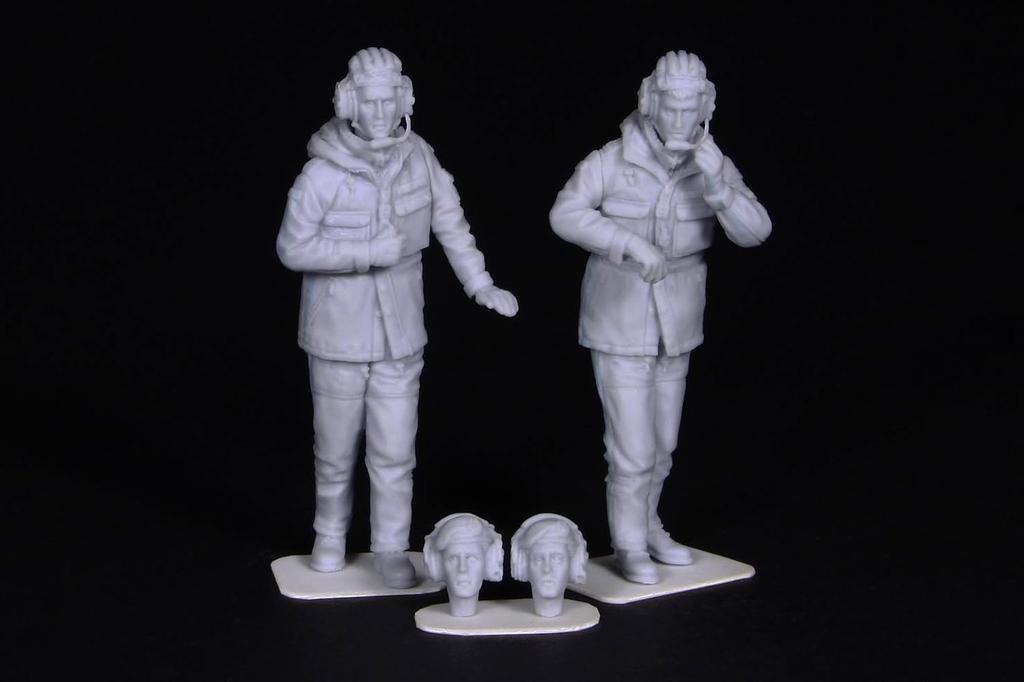 Valkyrie Miniature Current German Tank Crew Set Resin Kit VM35012 1/35 1990-2000s 2-х частей