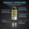 MAXGTRS 2/5/10 шт. Светодиодные лампы T10 W5W Canbus 194 168 54 SMD 3014 Дневные ходовые огни Автомобильные габариты салонный свет