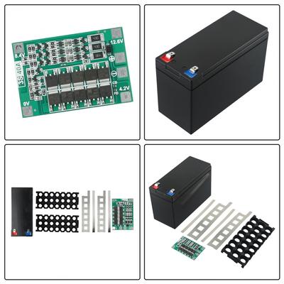 12V 7Ah Пустой корпус для аккумулятора Держатель ABS Плата PCB