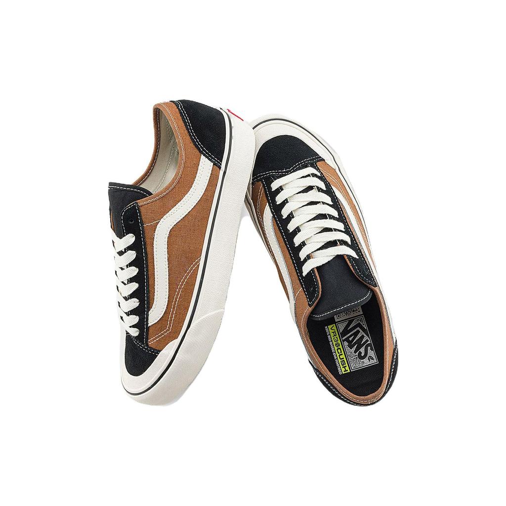 Vans Style 136 Decon Vr3 Sf Comfortable Versatile Shock Absorbing Durable Low Top Skate Shoes Unisex Sneaker Black Brown VN0A4BX9KFR