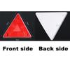 Предупреждающий светоотражатель для грузовика, красный треугольник, предупреждающий знак остановки грузовика, задний фонарь, светоотражающая табличка для прицепа, отражатель
