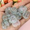 High Quality Creative  Handmade Material DIY Making Accessories Spacer Loose Beads 12Pcs 23.9mm*20.8mm with Hole 6 Colors Acrylic Peach Heart