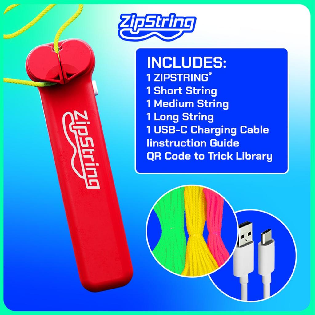 ZipString Box Package Red Rope Launcher ZipString Authentic