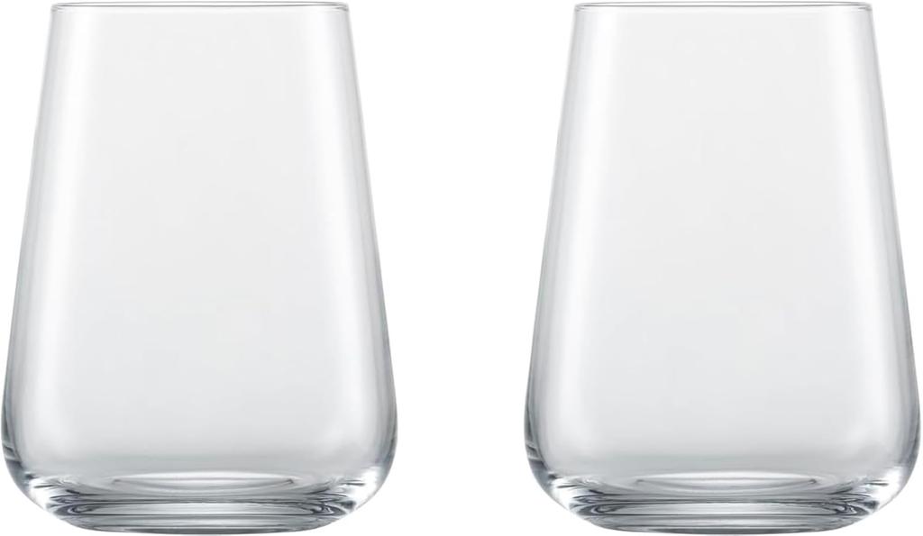 ZWIESEL GLAS Vervino Tumblers for Water, Mineral Water, and Soft Drinks, Pair of 2, Machine-Made (m122203)