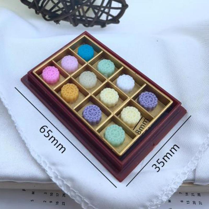 1:12 кукольных миниатюрных моделей Mooncake Model Food Decoration Accessories