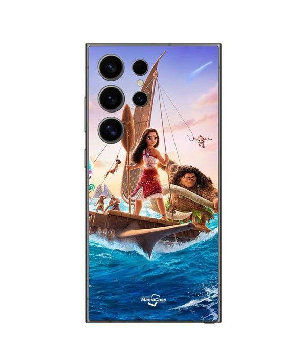 Coque - Maniacase - Samsung Galaxy S25 Ultra - Silicone - Souple - Vaiana 2 Disney