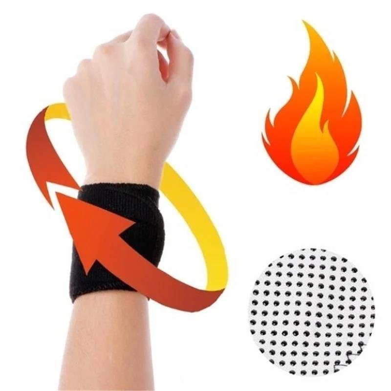 Magnetic Therapy Self-Heating Wrist Support Brace Wrap Heated Hand Warmer Compression Pain Relief Wristband Belt Muñequeras 1