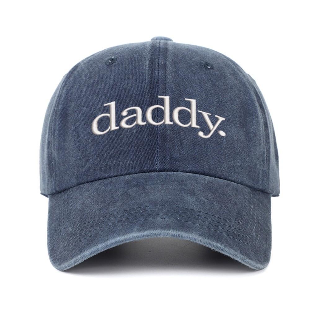 Adjustable daddy. Embroidery Caps Vintage Baseball Cap Fashion Sport Visors Cap Father's Gift