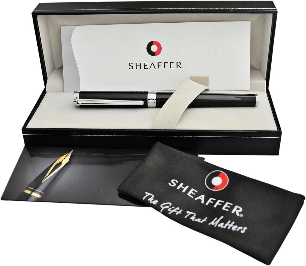 Sheaffer Fountain Medium Onyx Officially Imported ITS9235PN-M Dual-Use Pen, Nib, Black,