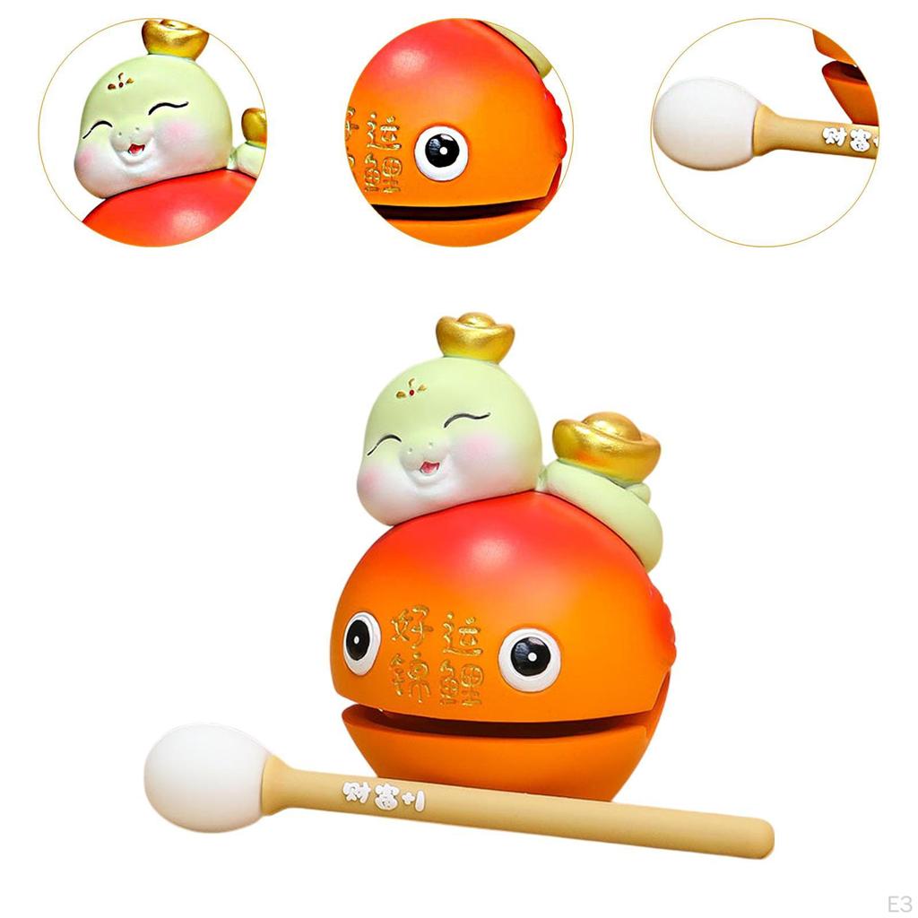 Fish Figurine Wooden Block for Home Decoration And Crafts