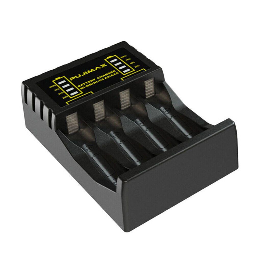 Durable LED Indicator Portable Fast Charging Dock Intelligent Battery Charger 4 Slot Adapter