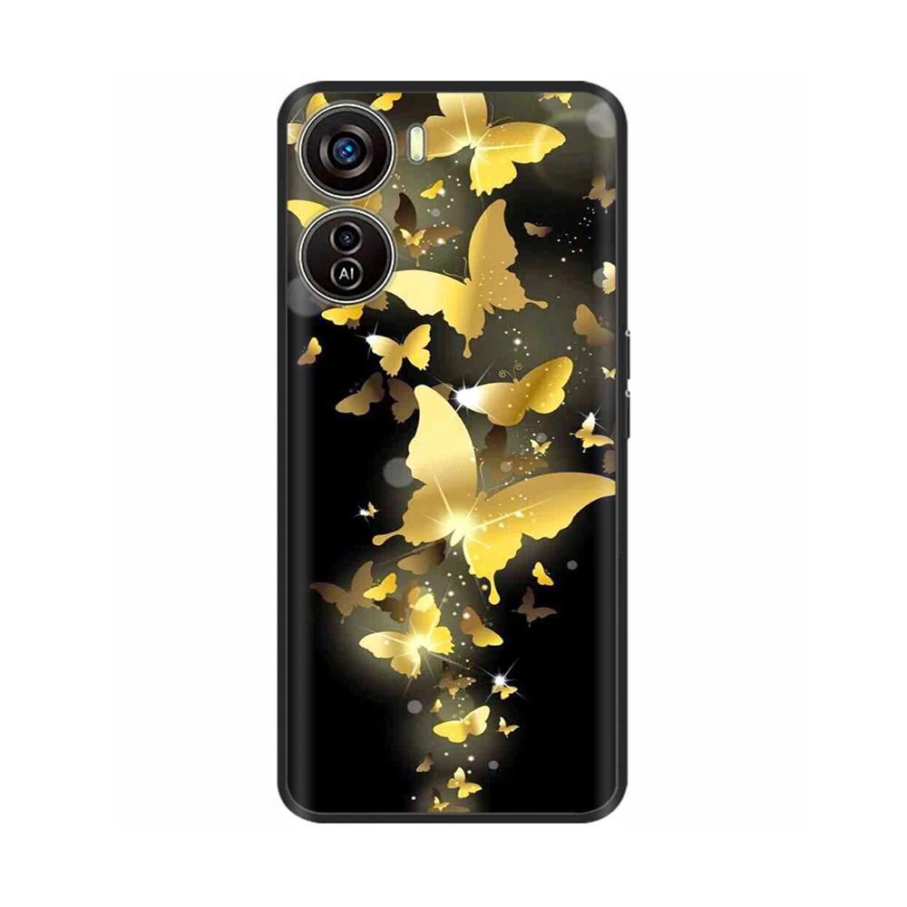 Чехол для ZTE Blade V50 Design 5G Мягкий силиконовый чехол для телефона для ZTE Blade V50 Design 4G 5G Ударопрочный корпус Задняя крышка Coque