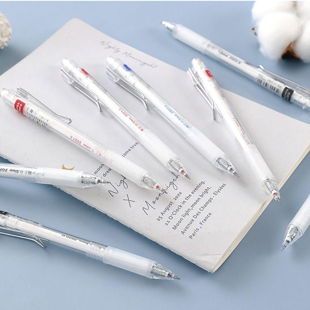 Quick Dry Neutral Pen Black/Red/Blue Ink Ballpoint Pen Transparent Writing Tools  Student