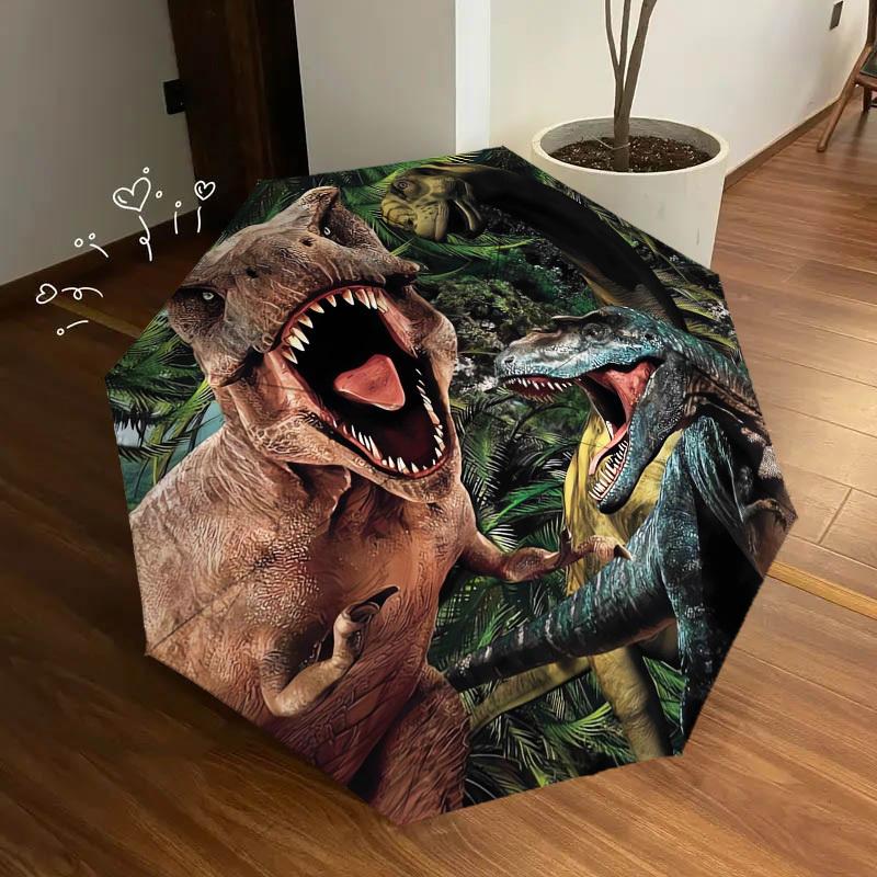 1pc Dinosaur Themed High-quality Umbrella,Automatic Opening and Closing Umbrella,Multi-functional Umbrella G0811359