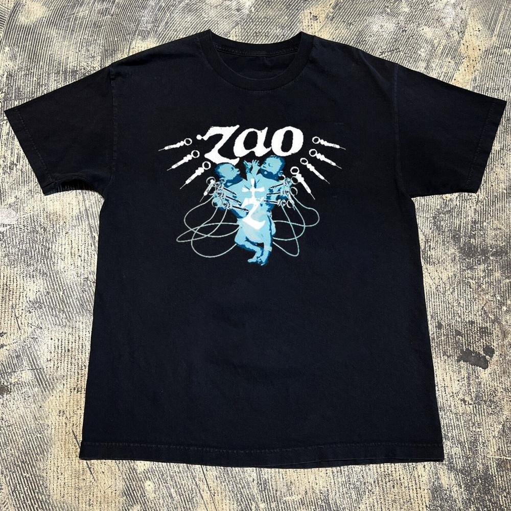 ZAO band Classic Short Sleeve Cotton Black All Size Unisex T-Shirt AC2444