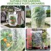 2 шт. садовая сетка для растений, сетка с завязкой, 100x80 см сетка для защиты растений от насекомых для защиты фруктовых деревьев, овощей, цветов