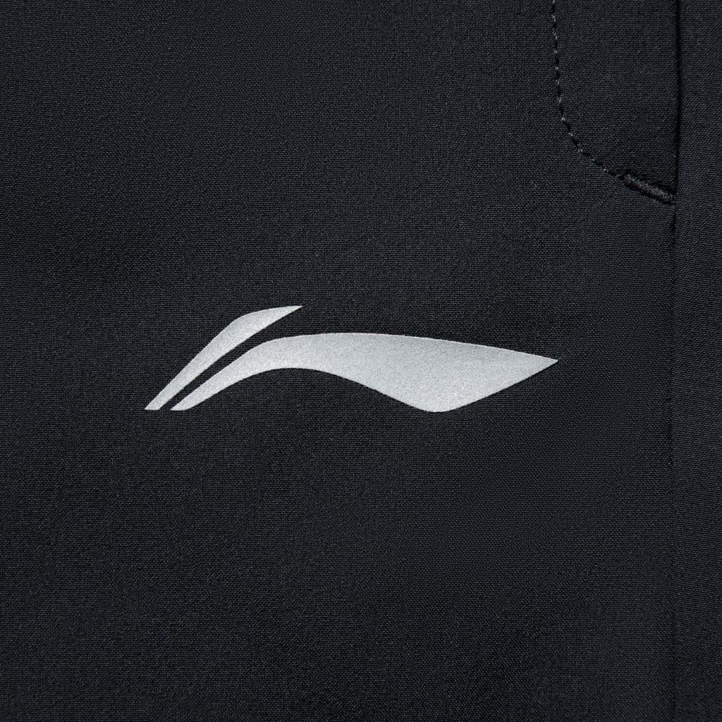 Li Ning Серия Фитнес Повседневные Минималистичные Однотонные Спортивные Шорты Мужские Шорты Черные AKSV525-6