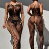 Beautiful Lingerie Female Fishnet Sex Bodysuit Adult Crotchless Transparent Sexy Body Stockings Hot Bold Suit Ethical Underwear