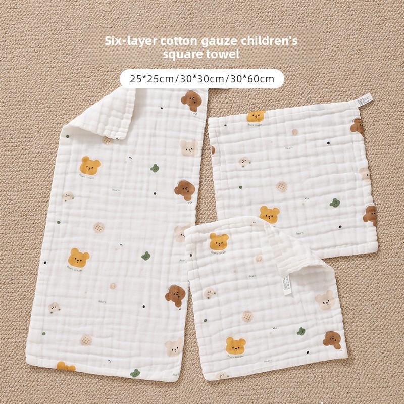 Newborn Baby Cotton Gauze Burp Cloths Ultra Soft Muslin Washcloths For Infant Face Cleaning And Drool Bibs Children Supplies