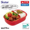 Skater Children's Lunch Box, Small Size, 1 Tier, 270ml, Fluffy Dome-Shaped Kids Lunch, Antibacterial Treatment, Made In Japan, Disney Mickey & Friends