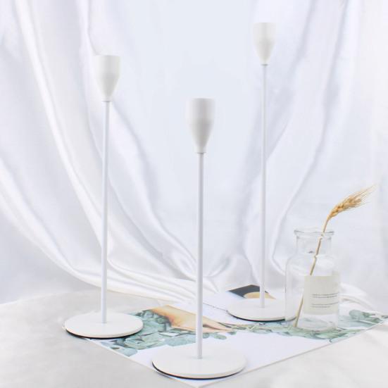 Металлический подсвечник настольный подсвечник для высоких конических свечей современный домашний декор