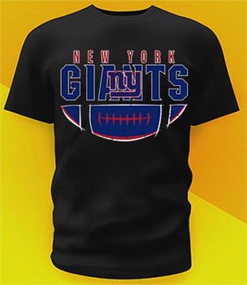 Футболка New York Giants Ball с потертостями Размеры от детских до взрослых 6XL Унисекс