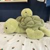 Cute Cute Little Turtle Doll Plush Toy Green Turtle Doll Children's Soothing Rag Doll Birthday Gift