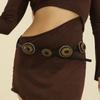 PU Leather Ethnic Style Belt Retro Western Denim Waist Belt Simple Y2K Waistband  Female/Girls