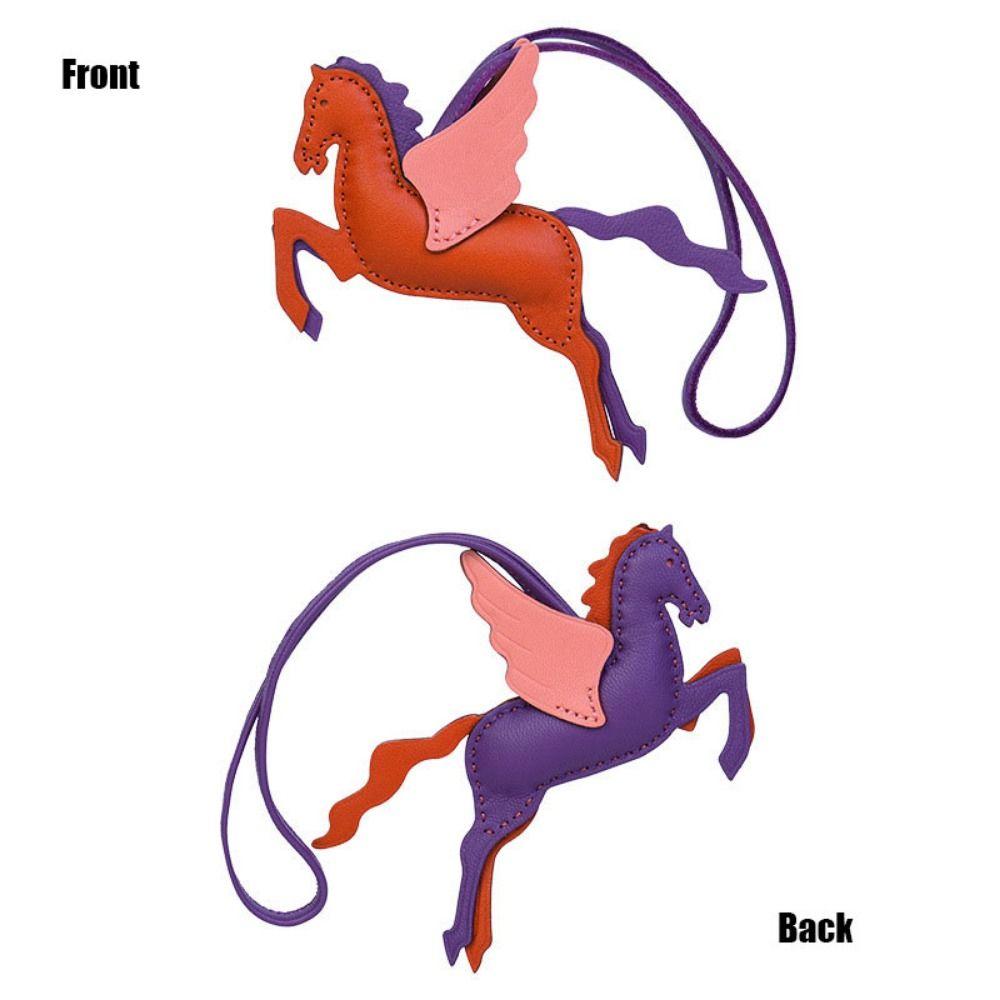 С брелоком-подвеской для сумки Pegasus, модные автомобильные подвески, брелок для ключей в виде лошади для дам