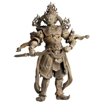 Revoltech Takeya 004EX Zochoten Wooden Edition окрашенная фигурка, не масштабированная, ABS и ПВХ