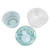 Salad Spinner Lake Blue 5L Fast One Handed Manual Salad Washer Spinner for Vegetable Fruit Lettuce