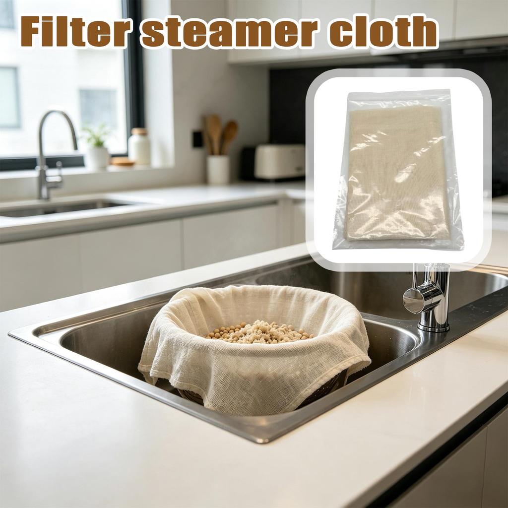 Unbleached Cotton Cheesecloth Natural Muslin Fabric Fine Mesh Filter Cloth for Straining Cooking and Crafting Applications