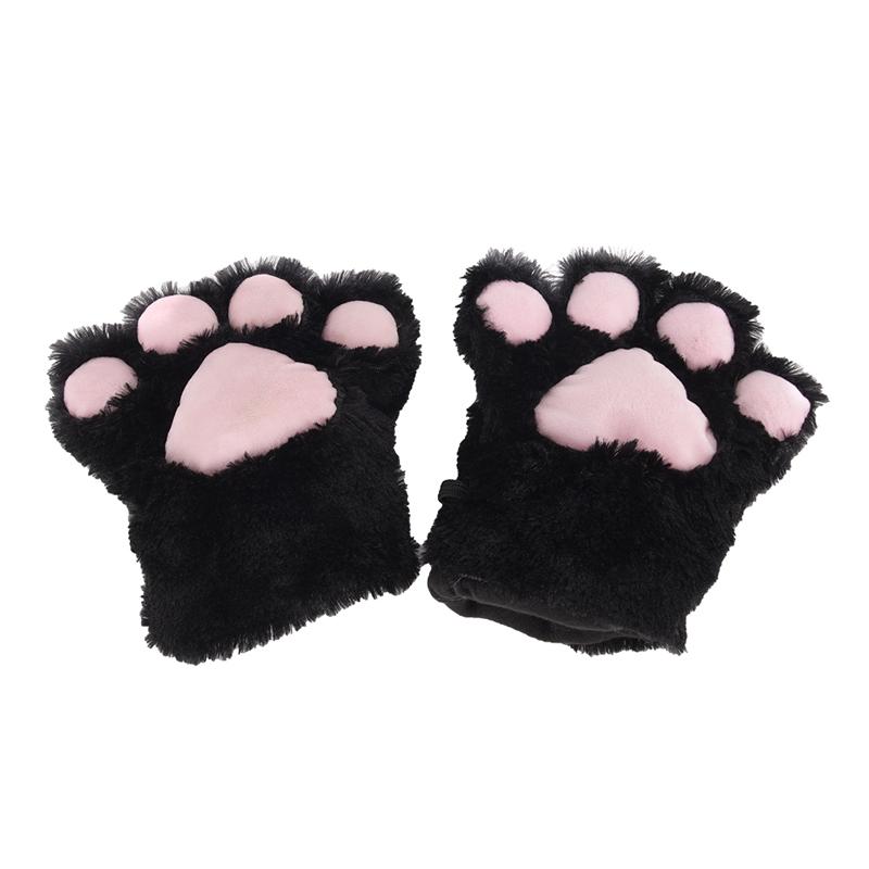 5 шт./компл. костюм для косплея кошки, кошачий хвост, уши, воротник, лапы, перчатки, комплект, милый