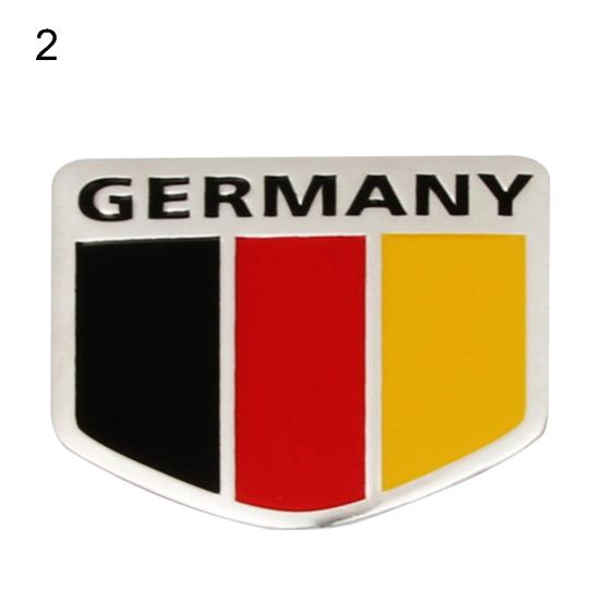 3D National Flag Body Bumper Car Auto Emblem Window Badge Decor Decals Sticker