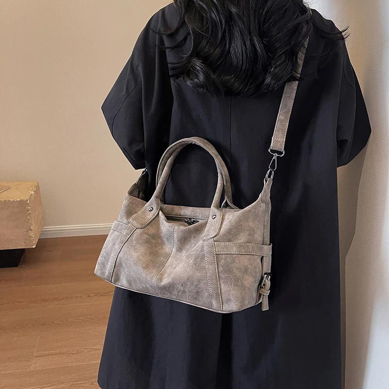 Винтажные женские сумки через плечо из искусственной кожи, модная сумка под мышку большой вместимости, женская сумка кроссбоди, сумки KTY