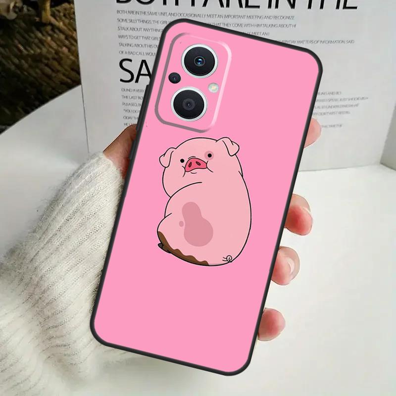 Мультяшный чехол для телефона с изображением свиньи для OPPO Reno 14F 12F 12 11 13 F 10 Pro 8T 7 8 Lite OPPO Find X9 X8 X6 X5 Pro