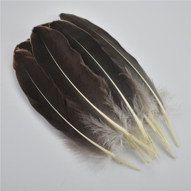 20Pcs Colorful Hard Stick Goose Feather 6-8inch/15-20cm Natural Swan Crafts Plumes Table Centerpieces Feathers for Decoration