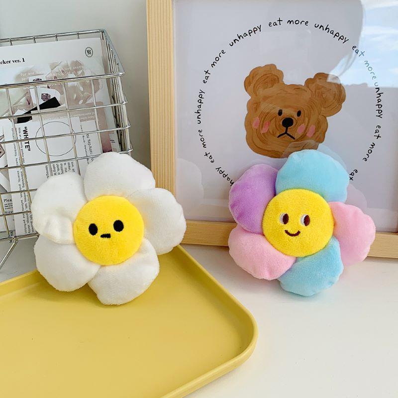 Милый красочный подсолнух, мультяшная кукла, рюкзак, кукла для автомата-хватайки, одежда для куклы, подвеска-брелок, плюшевая кукла