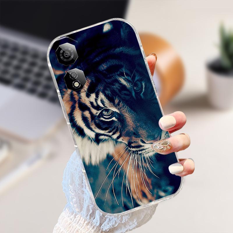 Чехол для ZTE Nubia Neo 2 5G NubiaNeo2 Мультяшное Животное Мягкий Силикон ТПУ Прозрачная Крышка Для Nubia Neo2 Z2352N Прозрачный Чехол Для Телефона