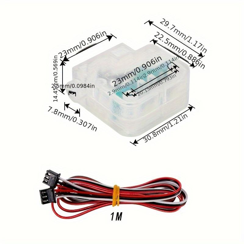 1 - Piece 3D Printer Consumables Breakage Detection Module - Advanced Trigger Sensor Switch with 1m Cable for Efficient Filament Break Monitoring