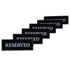 6pcs Acrylic Table Sign Waterproof Inverted V Triangle Table Seat Reminder Sign For Hotel Restaurant