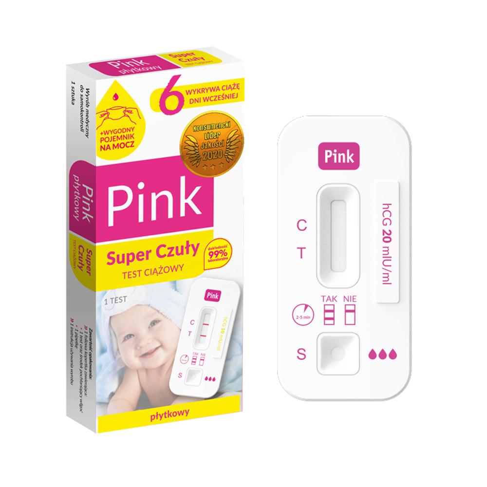 Super Sensitive Pink Pregnancy Test 10 /U 1 pc